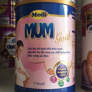 Sữa bầu Medi Mum gold 900g ( date mới )