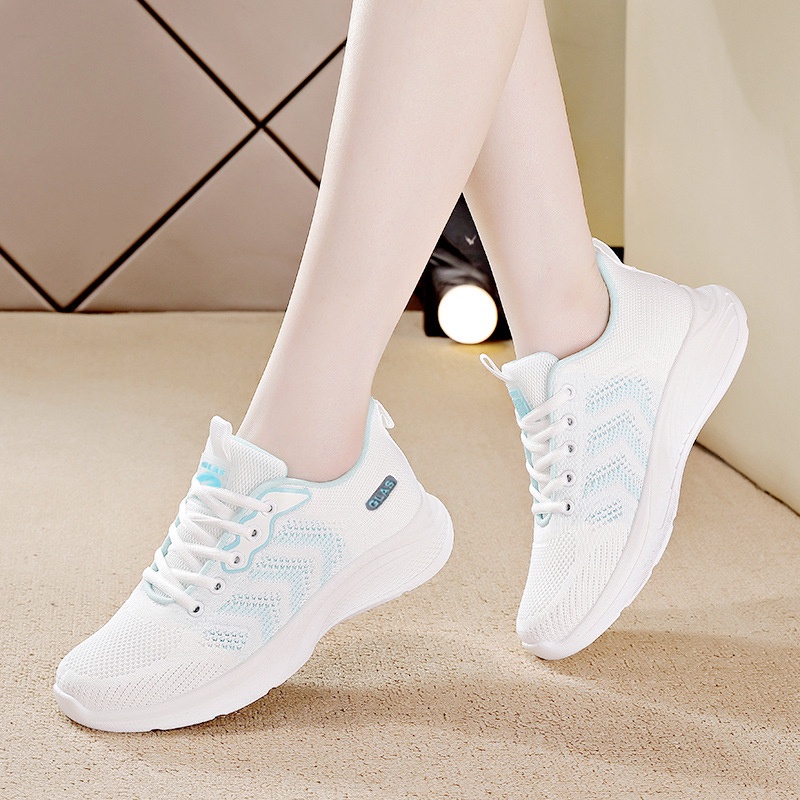 Giày Thể Thao Nữ Cao Cấp Độn Đế 4cm Êm Nhẹ Thoáng Khí - GL8007