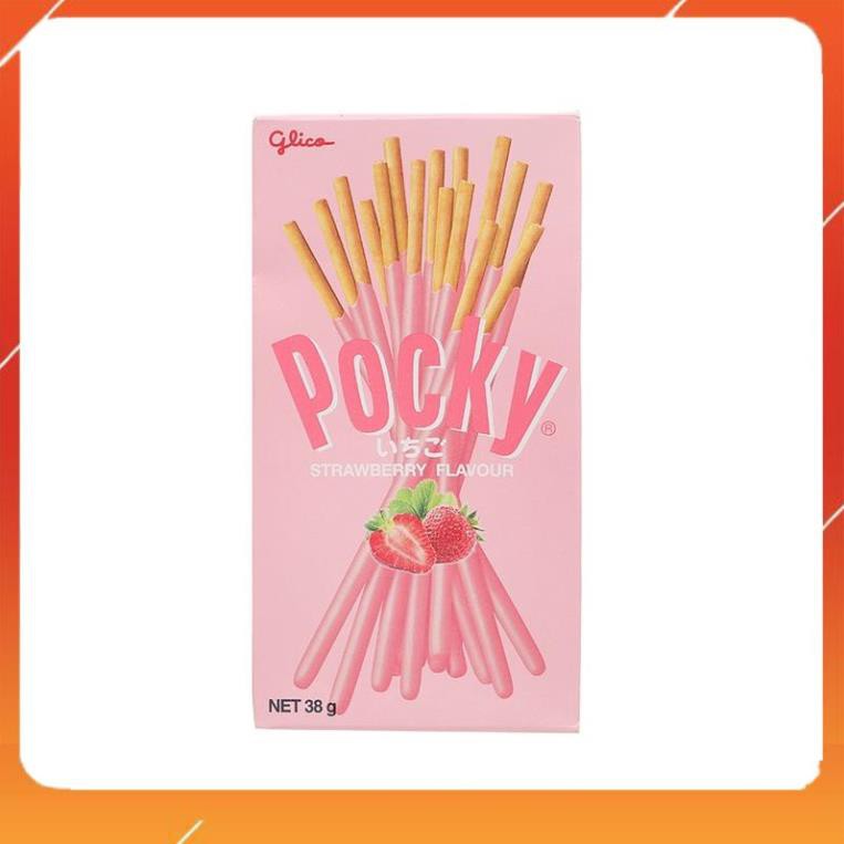 BÁNH QUE POCKY HƯƠNG VỊ DÂU 40G [tuankiet3009]