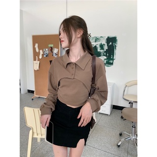Set 2 món áo croptop petter + áo yếm