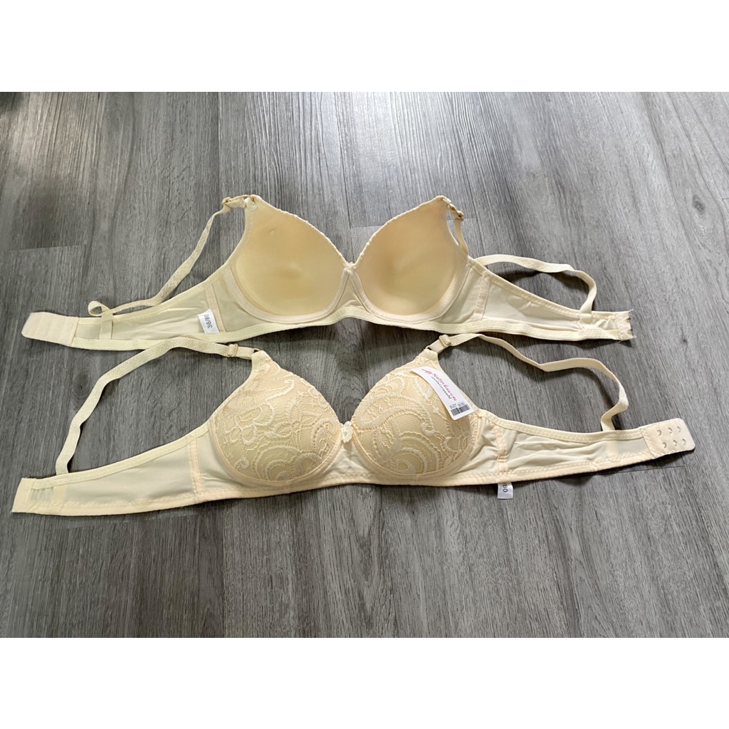Áo ngực, áo lót thái lan nữ, không gọng mút mỏng 1cm, áo lan phủ ren mềm mịn siêu hot msA22