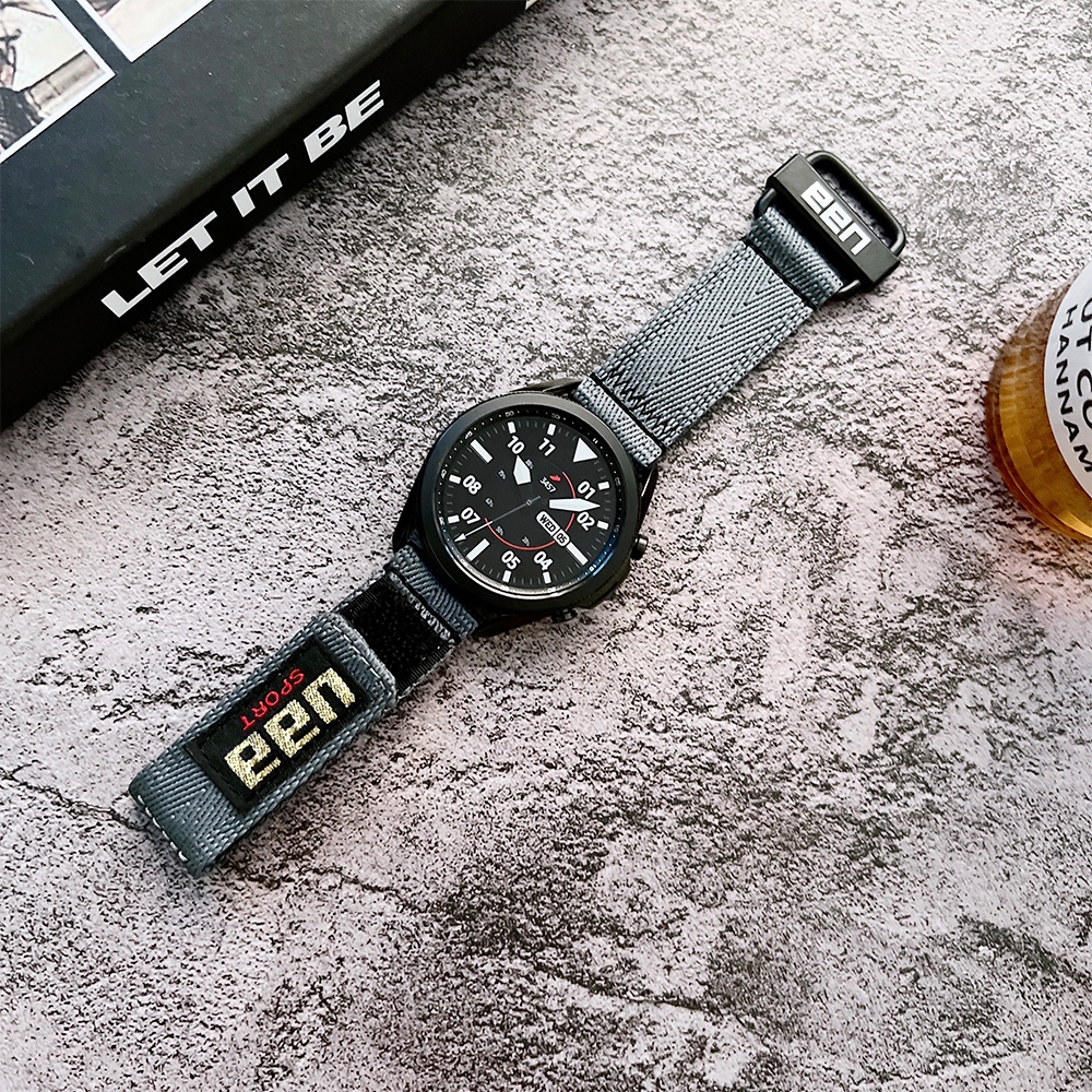 Dây Đeo nylon 22mm Cho Đồng Hồ Thông Minh samsung gear s3 amazfit bip huawei gt 2 pro huawei gt2 46mm