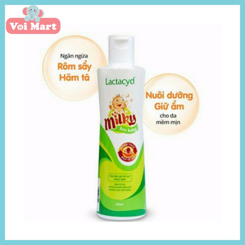 Sữa tắm lactacyd Milky