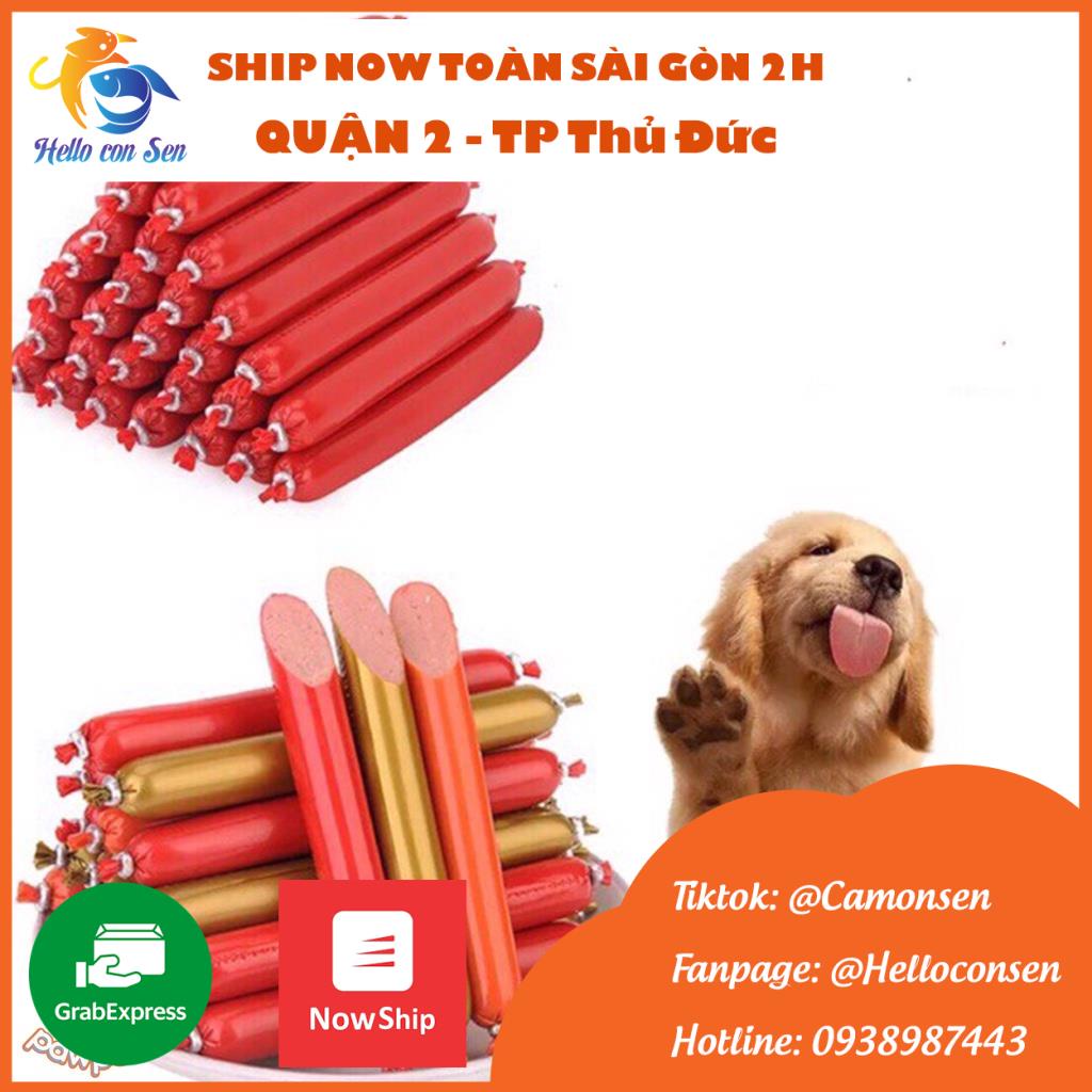 Combo 30 thanh xúc xích mix vị bò - gà - heo siêu ngon dành cho chó mèo