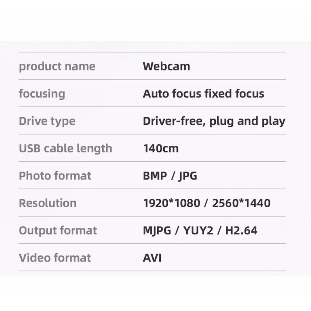 Webcam Full Hd 1080p Tích Hợp Mic Cho Máy Tính | BigBuy360 - bigbuy360.vn