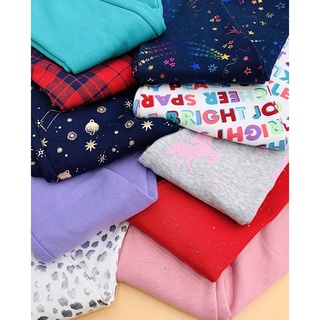 Quần legging lót lông Landend (ghi ngựa hồng/đỏ nhũ/tím nhũ/đỏ caro to/navy sao)