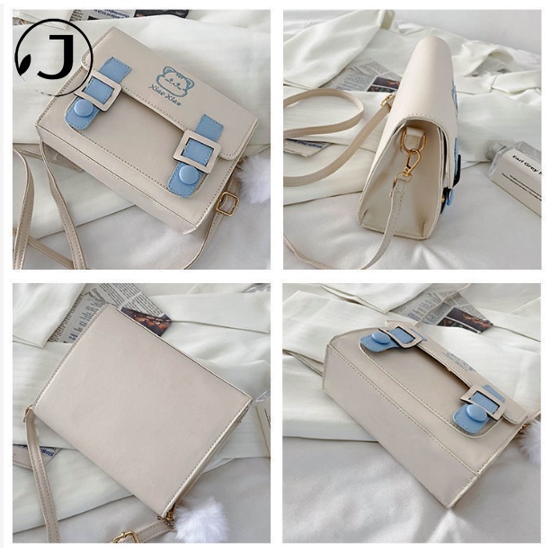 Túi đeo chéo da PU thiết kế hợp thời trang xinh xắn dành cho nữ