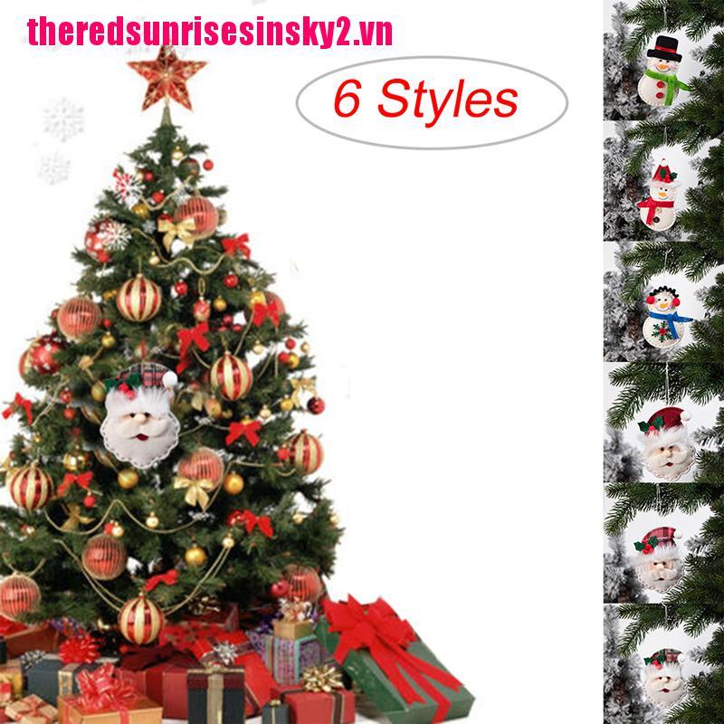 Phụ Kiện Treo Trang Trí Giáng Sinh Hình Ông Già Noel / Người Tuyết Xinh Xắn