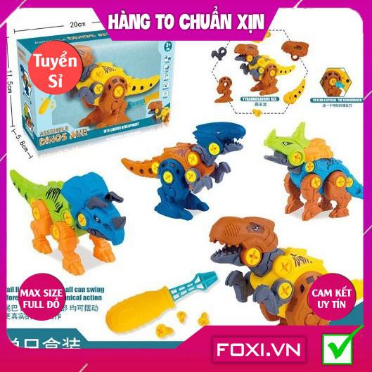 Đồ chơi lắp ghép mô hình con khủng long Foxi-màu sắc đẹp-bắt mắt-đầy sáng tạo-trò chơi thông minh-bổ ích cho các bé