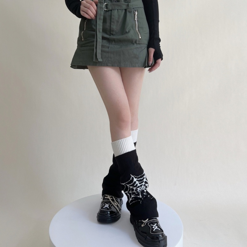 Tất Ống Chân Dệt Kim Giữ Ấm Mùa Thu Cho Nữ Xixi