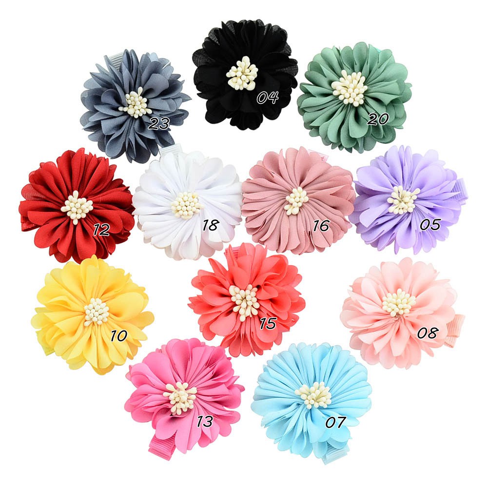 Kẹp tóc KIDSBOWS trang trí bông hoa xinh xắn dành cho trẻ mới biết đi