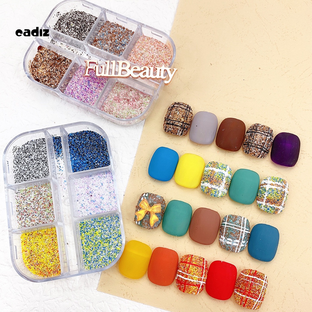 [Hàng mới về] Bột màu sáng trang trí móng tay nghệ thuật