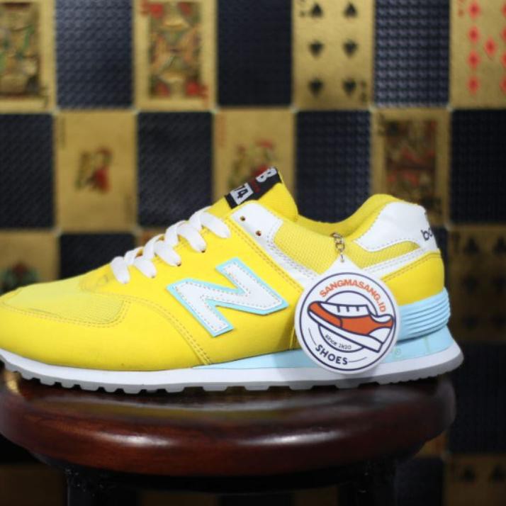 (Giảm Giá Sốc) New Balance 574 Encap Yellow Women