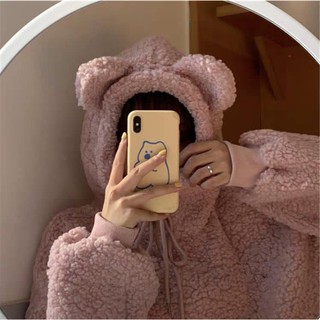 Áo hoodie tai gấu ( có ảnh thật )