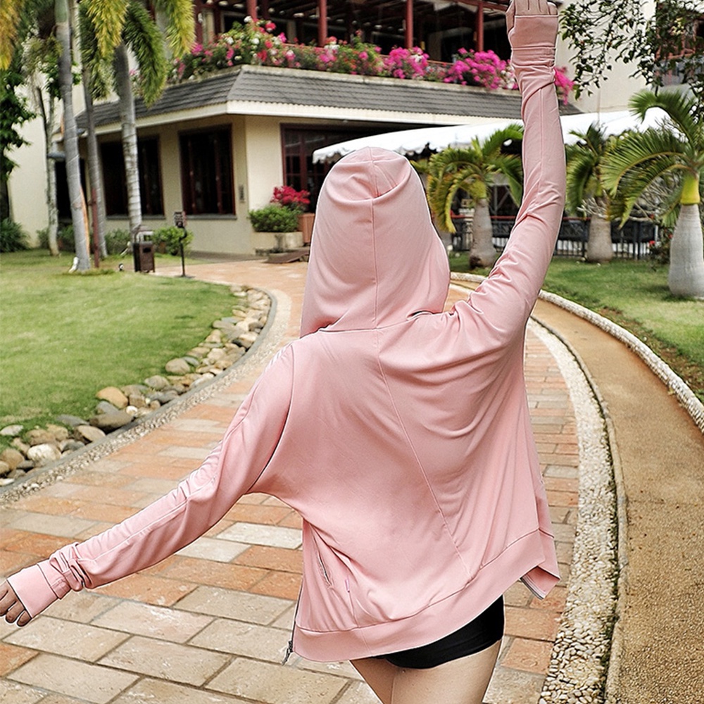 Áo khoác OHSUNNY chống nắng chống tia UV dáng rộng mẫu 2021 thời trang đi biển dành cho nữ