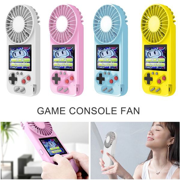 Máy chơi game cầm tay 500 trò - kiêm quạt tích điện
