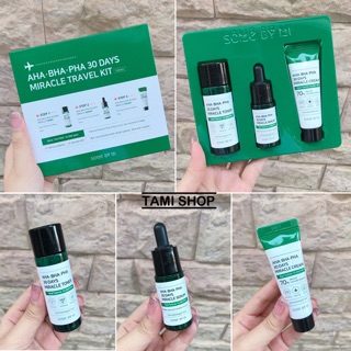 Set dưỡng da some by mi aha - bha - pha 30days miracle travel kit 3items