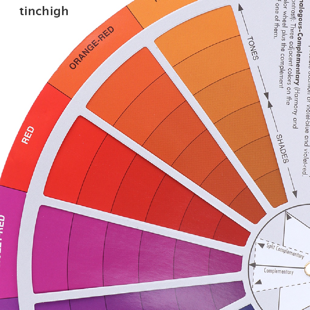 [Tichg] Thẻ Giấy Trộn Màu Mực Xăm Hình Tròn Trung Tâm Xoay Tròn Trung Tâm