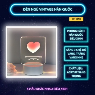 Đèn ngủ phong cách Vintage kiểu Hàn Quốc siêu xinh