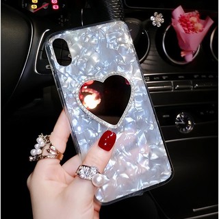 ỐP LƯNG IPHONE VÂN ĐÁ CÓ GƯƠNG