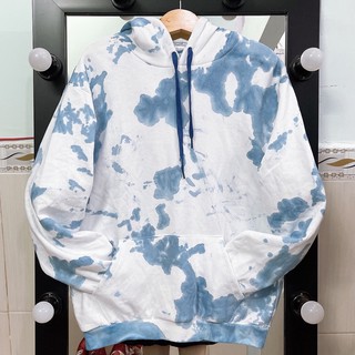 Áo hoodie unisex tie dye