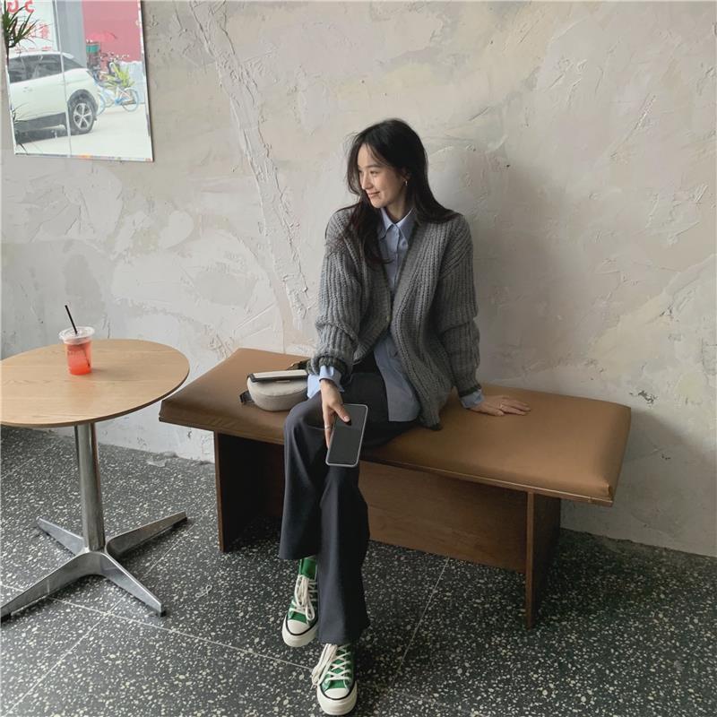 Set áo sơ mi tay dài màu sắc nhã nhặn và áo khoác ngoài  (có bán lẻ)