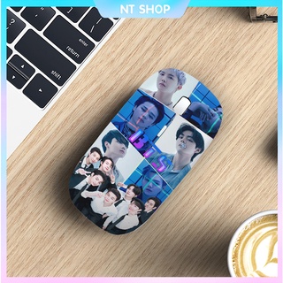 Chuột không dây BTS siêu mỏng (tặng kèm pin)