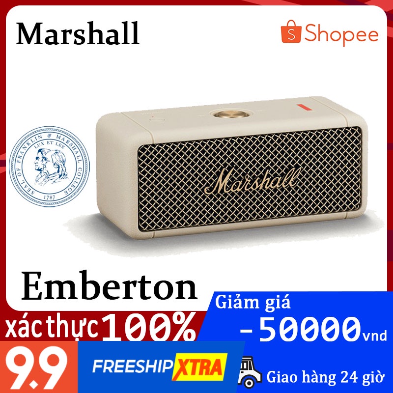 Marshall Emberton Loa Bluetooth   loa bluetooth mini Bảo Hành 1 Năm 100% Nguyên Bản