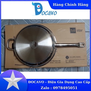 Chảo Fivestar 32cm - chảo chiên rán-INOX 430 Đocavo