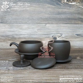 Phin cafe gốm tử sa Bát Tràng