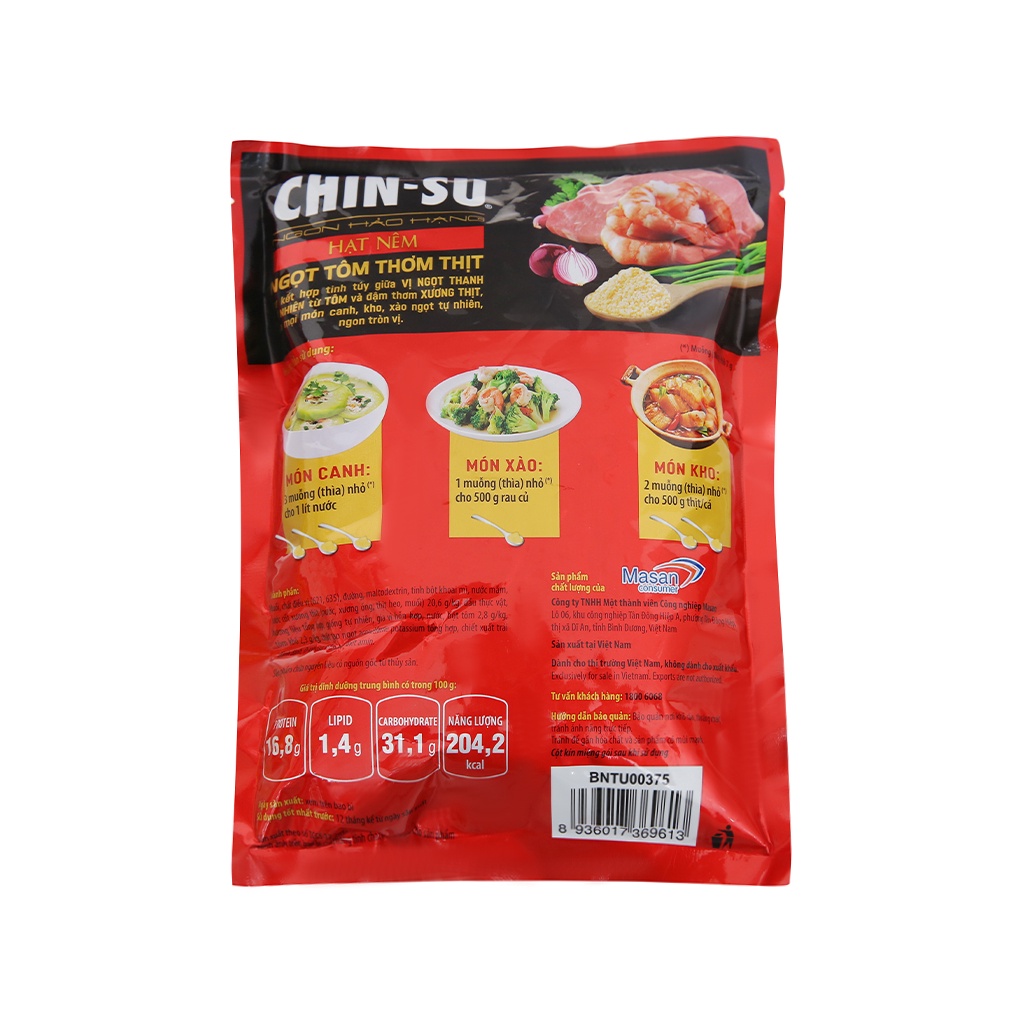 Hạt Nêm Chinsu Ngọt Tôm Thơm Thịt 2kg