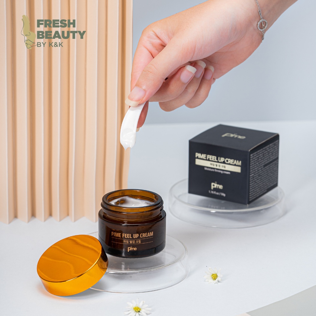 Kem dưỡng đêm mờ thâm nám, siêu cấp ẩm, trắng da căng bóng xóa mờ nếp nhăn, phục hồi tái tạo da Pime Feel Up Cream 50g