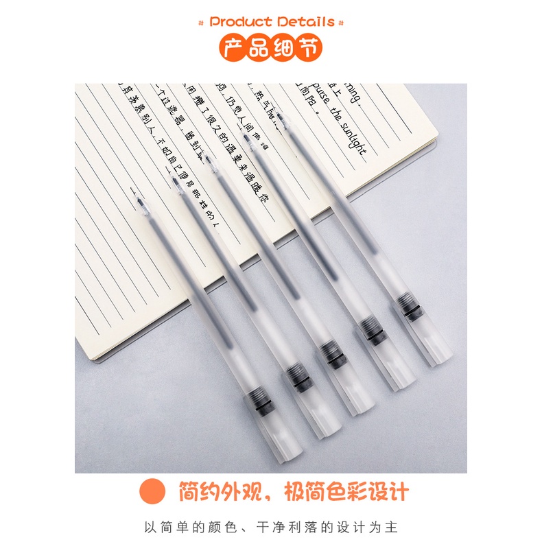 Bút Bi Mực Đen Bằng Sợi Carbon Dùng Cho Học Sinh/Nhân Viên Văn Phòng