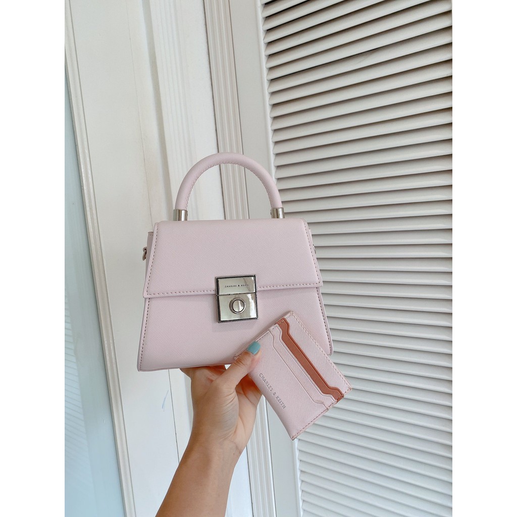 Túi Xách Nữ CNK Da Xước Thời Trang Có Quai Đeo Đính Kèm