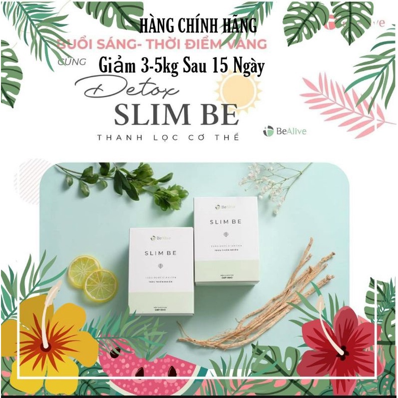 Trà giảm cân SLIMBE của BEALIVE giúp giảm 2 đến 3 kí sau 15 ngày