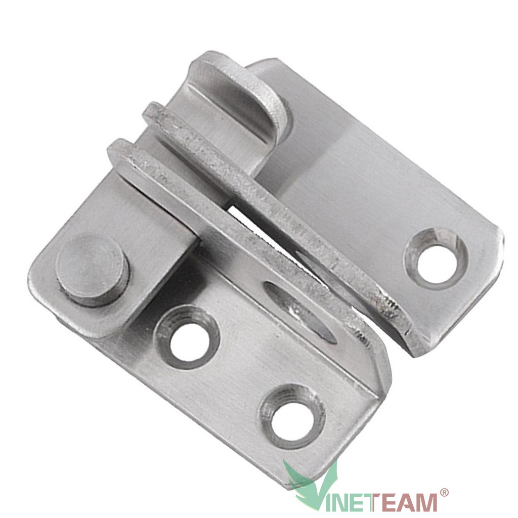 Chốt khóa cửa bằng thép không gỉ chắc chắn dày 2.8mm -DC4575