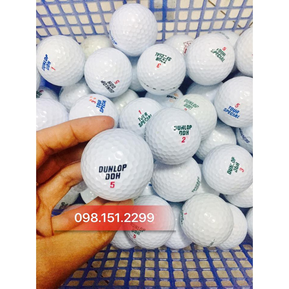 COMBO 10 QUẢ BÓNG GOLF THƯƠNG HIỆU XXIO, VOLVIK, BRIDGHSTONE, HONMA, DUNLOP MỚI 90%