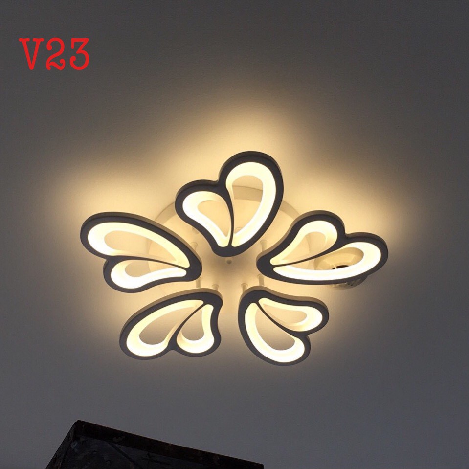 Đèn LED ốp trần trang trí phòng khách, đèn mâm ốp nổi trang trí BH 24 tháng