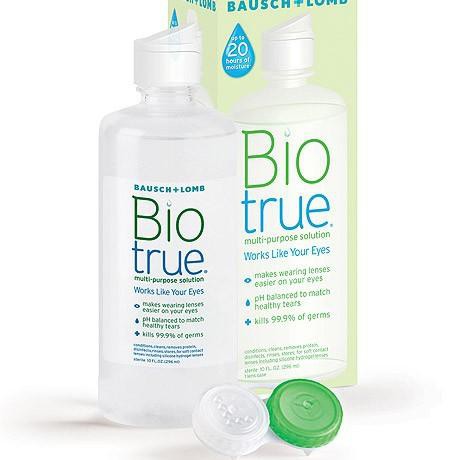 (hàng Mới Về) Nước Rửa Kính Áp Tròng Biotrue 300ml