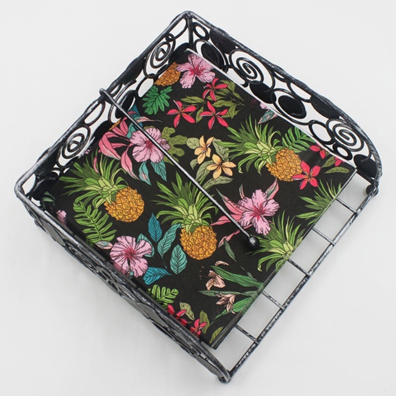 Set 20 Tờ Khăn Giấy 20 Tờ Họa Tiết Chim Hồng Hạc Hoạt Hình