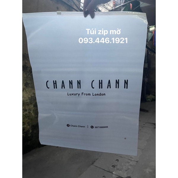 túi zip có khóa, túi zip lụa mờ đựng quần áo giá xưởng