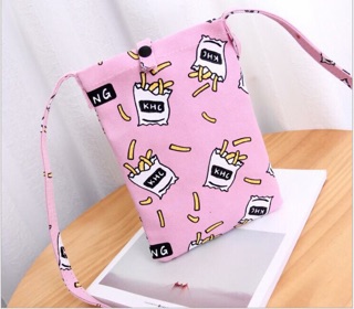 Túi Tote vải mini đồ ăn