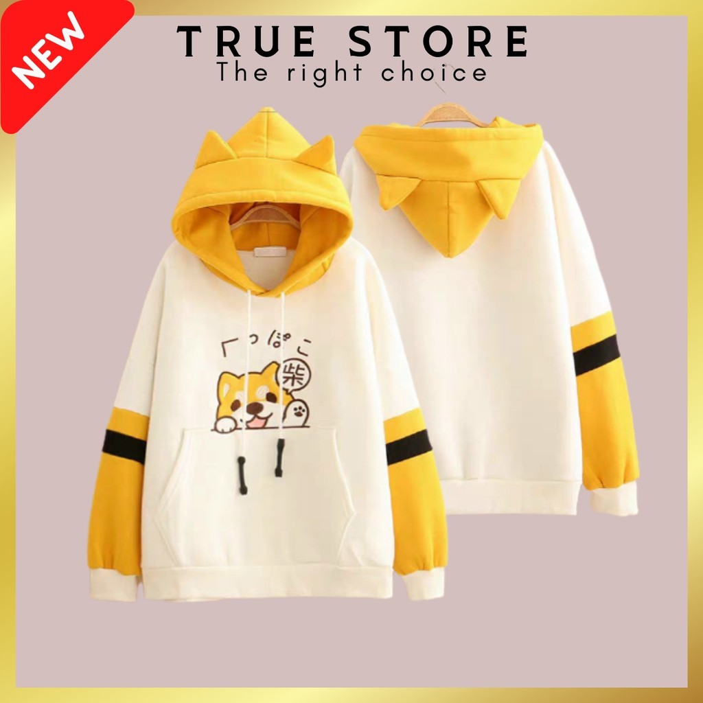 [SIÊU SALE] Áo hoodie nỉ bông cao cấp in hình cute áo khoác nỉ unisex nam nữ cực đẹp, True Strore đảm bảo, KN1