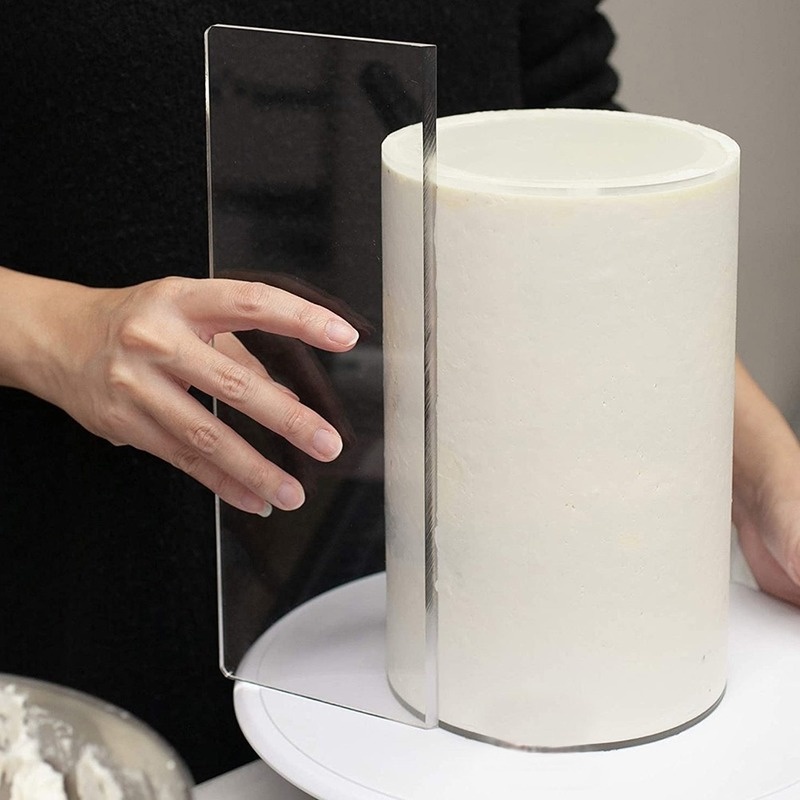 Set 3 Dao Phết Kem Trang Trí Bánh Bằng Acrylic Trong Suốt