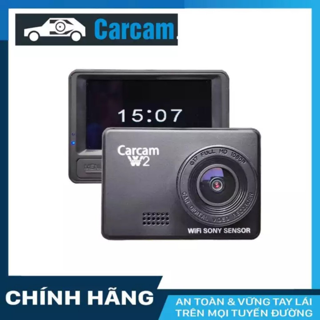 Camera Hành Trình Ô Tô W2 Carcam - WiFi SONY SENSOR + Thẻ Nhớ Tùy Chọn