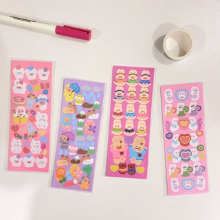 Stickers dán cún thỏ xinh xắn