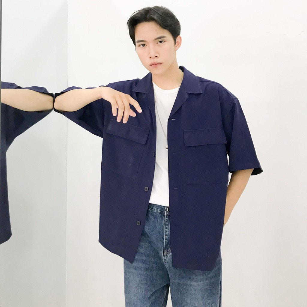 ÁO SƠ MI NAM TAY ĐÙI [U.NI.Q.LO SHIRT] -CHUẨN STYLE HÀN QUỐC | BigBuy360 - bigbuy360.vn