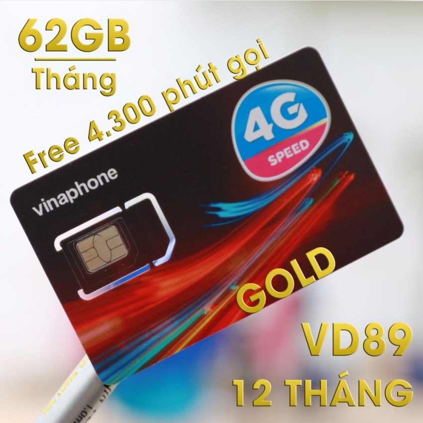 Sim 4g Vina Thần Thánh 60gb data + 4350 phút thoại miễn phí