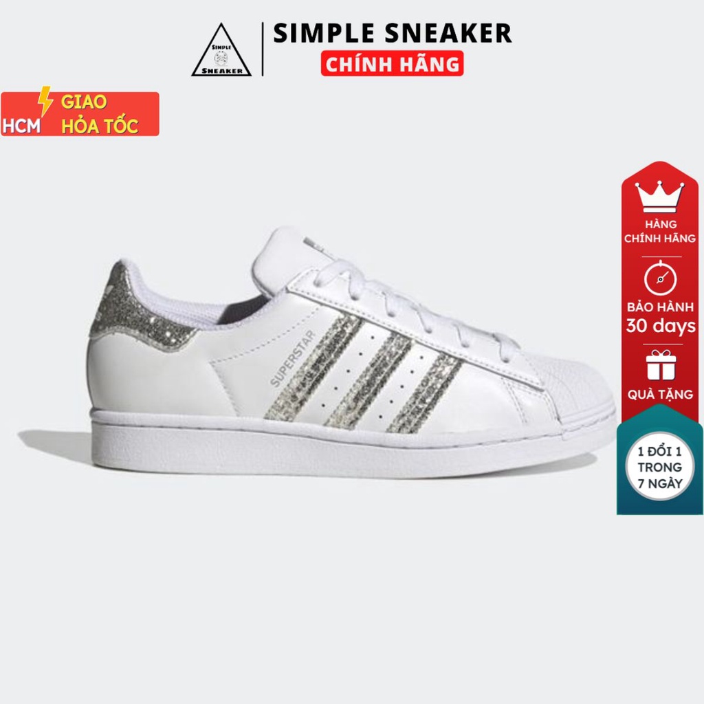 Giày Sneaker Nữ 🔴FREESHIP🔴Adidas Superstar Diamond 2020 Chính Hãng - Giày Adidas Chính Hãng [FZ4445]