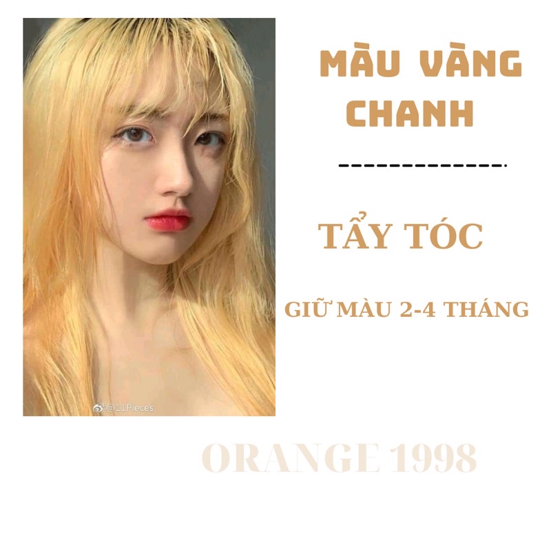 Thuốc Nhuộm Tóc Màu Vàng Chanh